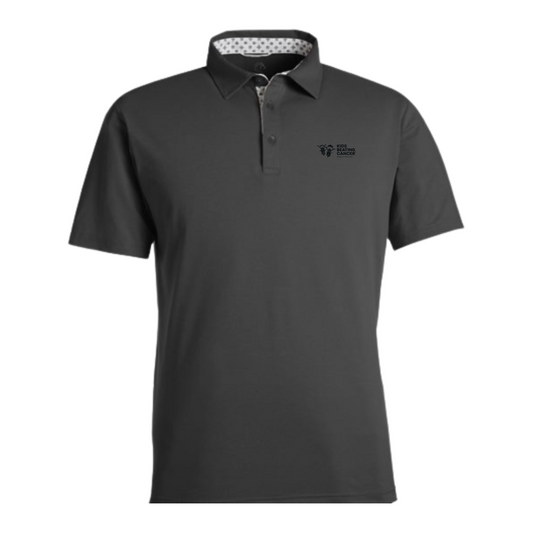 Men's Swannies Polo Shirt - Black Heather